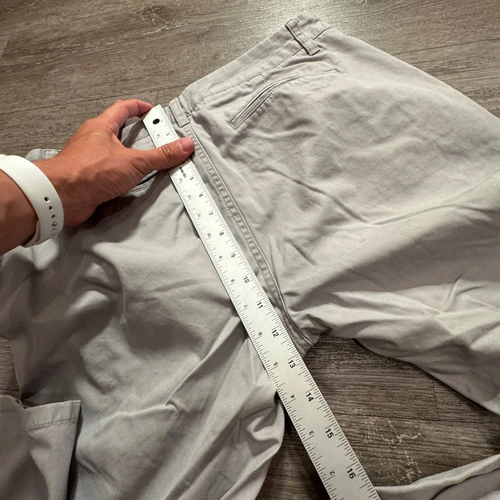 Bonobos Pants Mens 32 Gray 100% Cotton Slim Chino Preppy Quiet Luxury 32x31